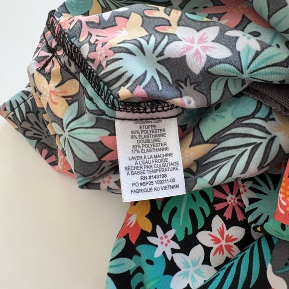 Chubbies Men Classic Swim Trunks Tropical Boomerang Print Size Small 5.5” New - Picture 6 of 11